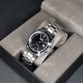 ست ساعت مچی زنانه و مردانه کاسیو CASIO موتور ژاپنی صفحه مشکی