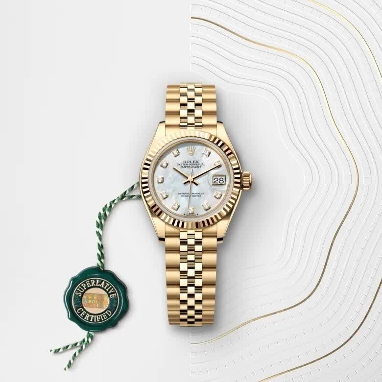 ست ساعت مچی زنانه و مردانه رولکس ROLEX موتور ژاپن بالاترین کیفیت طلایی