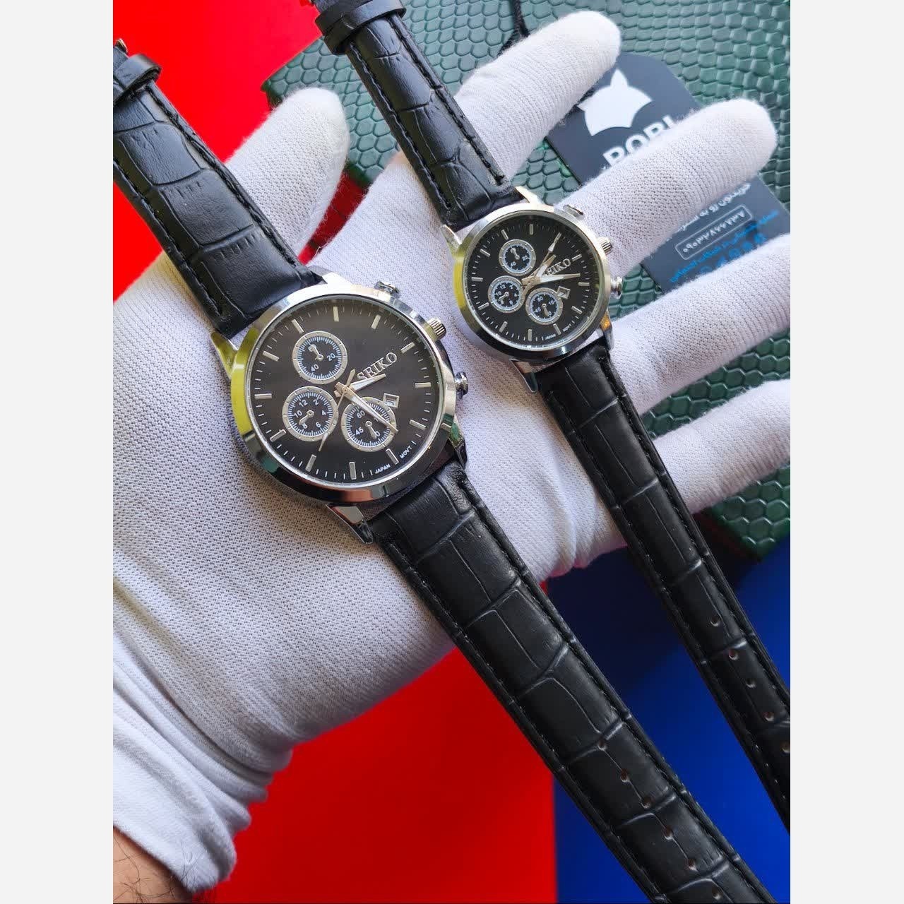 ست ساعت مچی زنانه و مردانه سیکو SEIKO موتور ژاپن 4