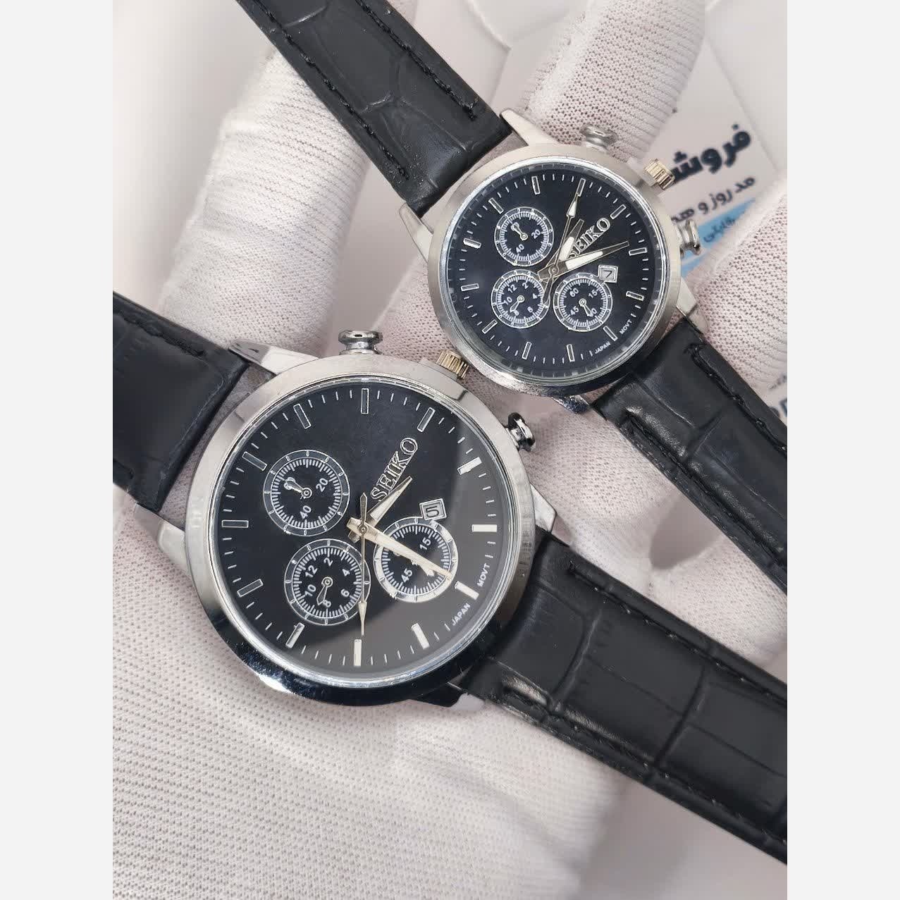 ست ساعت مچی زنانه و مردانه سیکو SEIKO موتور ژاپن 4