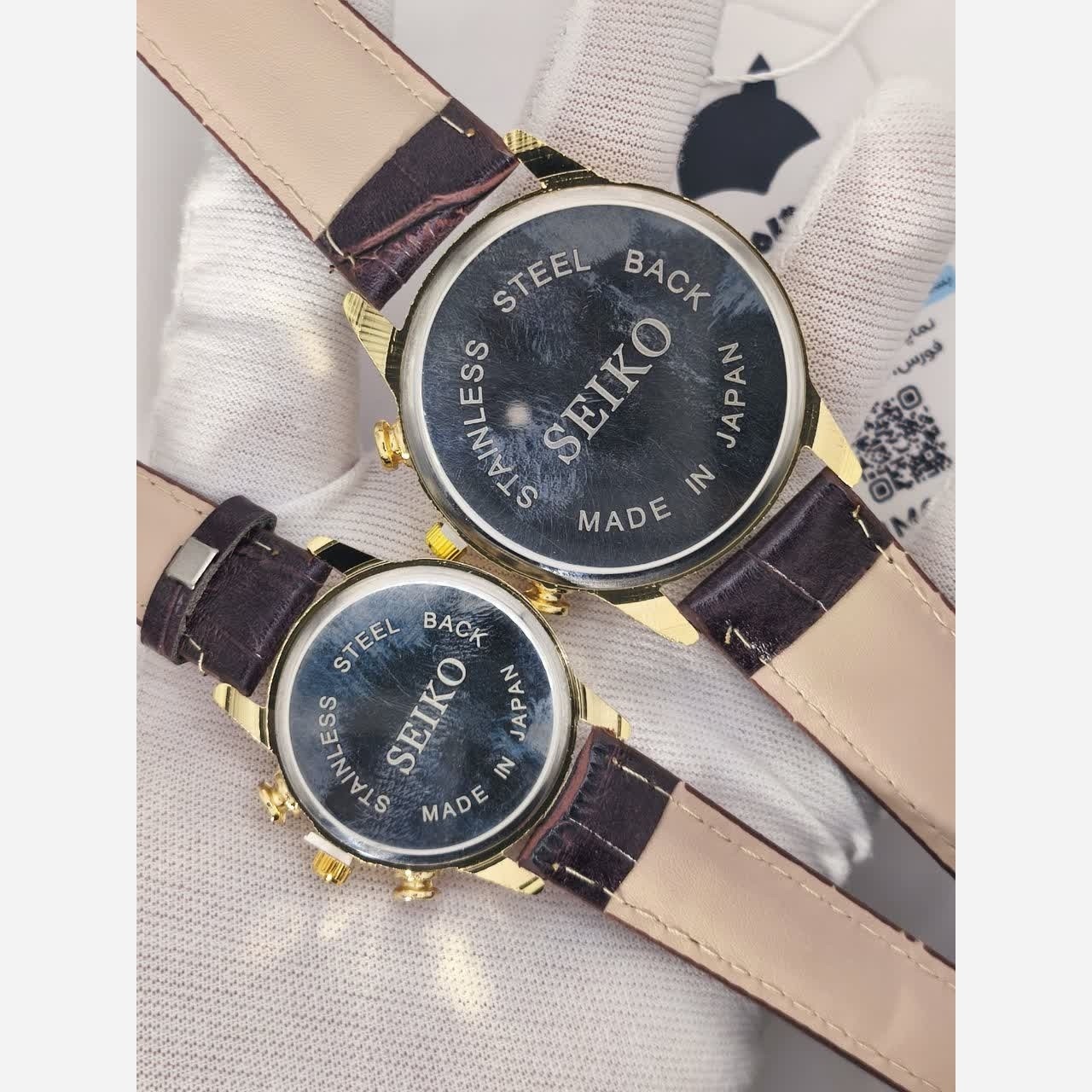 ست ساعت مچی زنانه و مردانه سیکو SEIKO موتور ژاپن 3