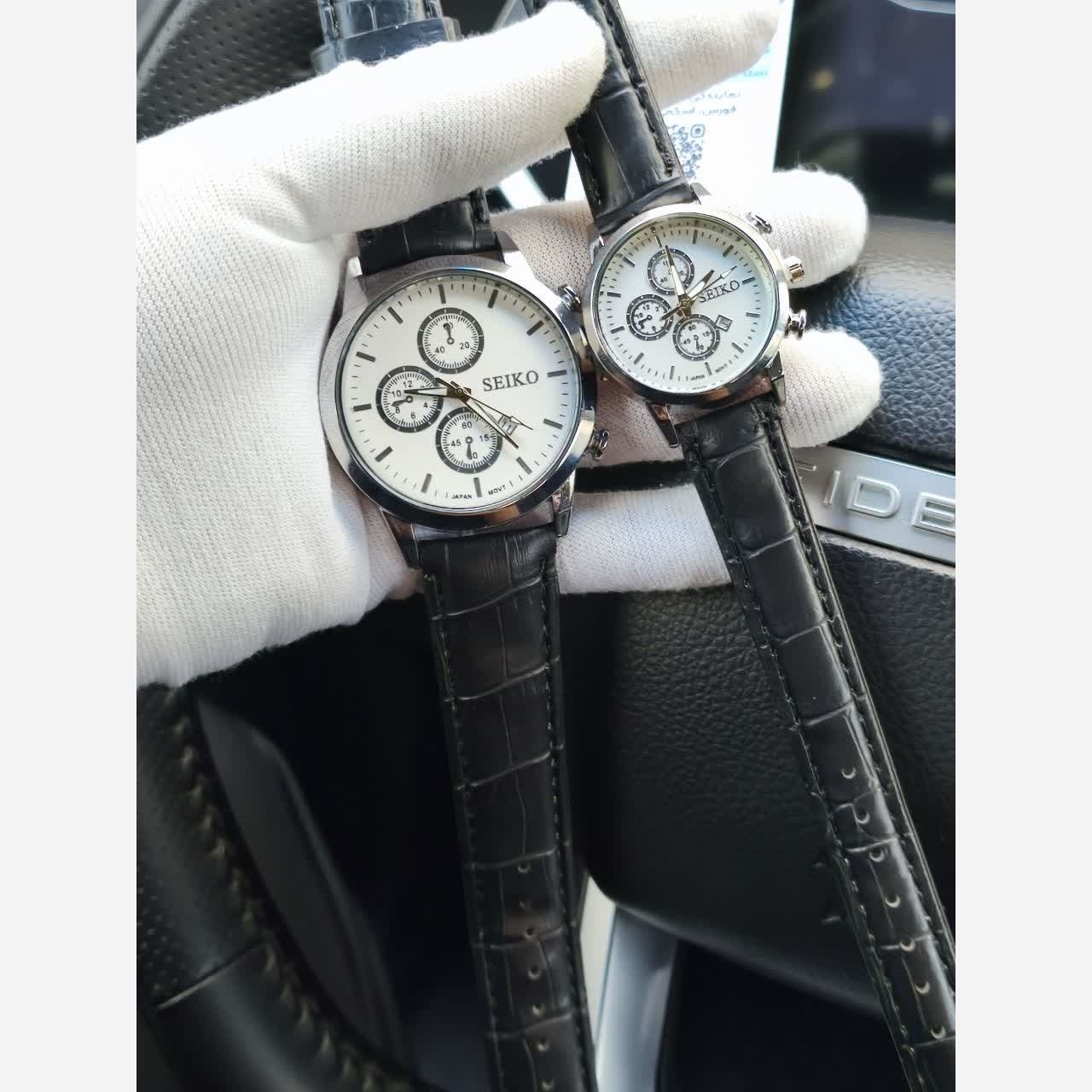 ست ساعت مچی زنانه و مردانه سیکو SEIKO موتور ژاپن 1