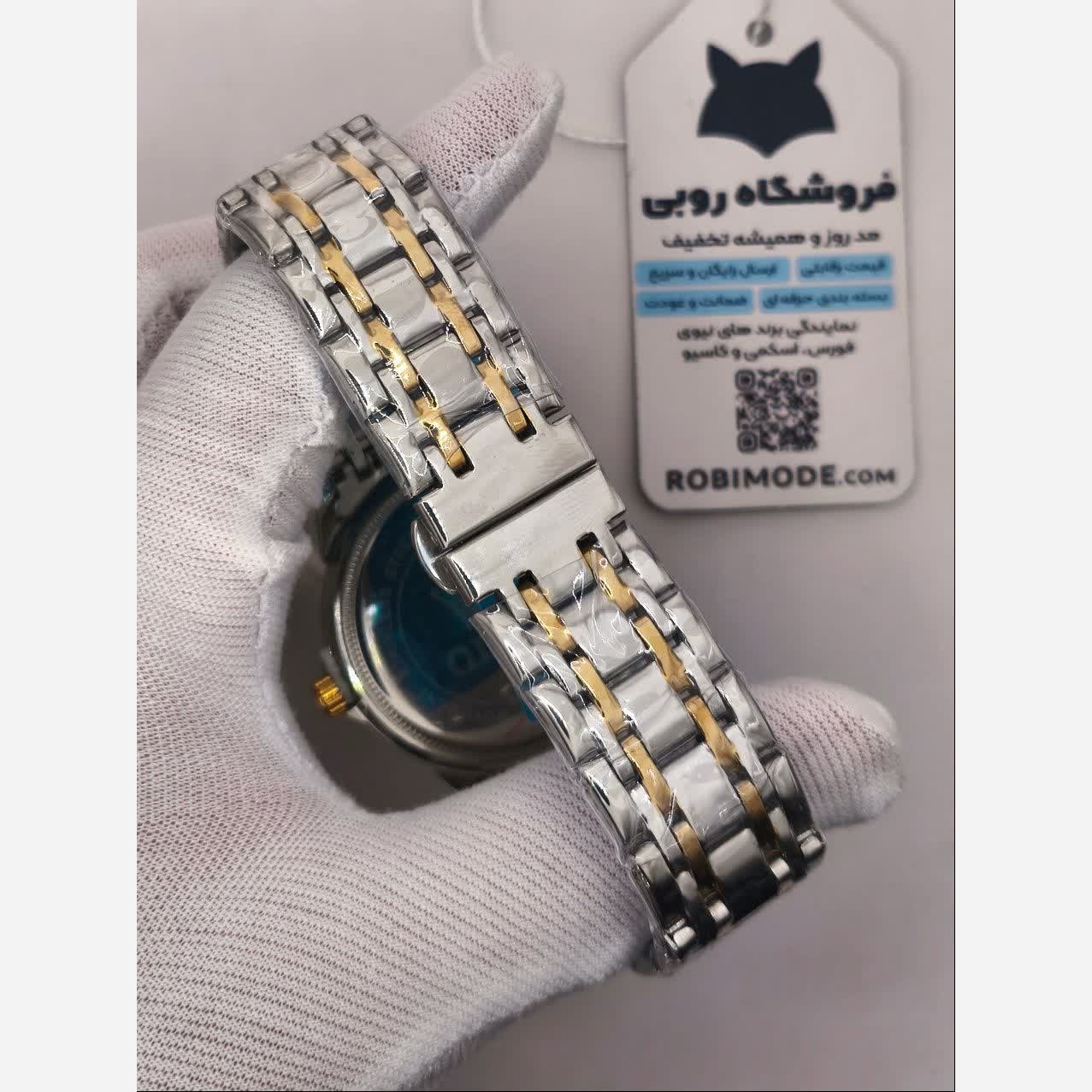 ساعت مچی مردانه اولوز OLEVS اورجینال استیل صفحه طلایی