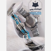 ساعت مچی مردانه اولوز OLEVS اورجینال استیل صفحه سفید رگه طلایی