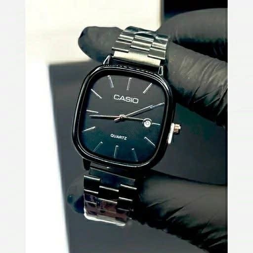 ساعت مچی زنانه کاسیو اولدمانی CASIO موتور ژاپن فول بلک