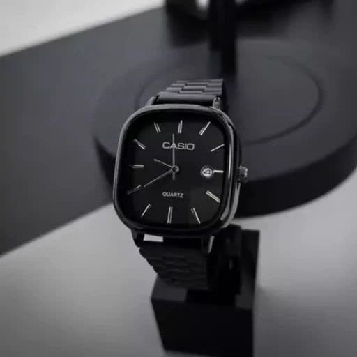ساعت مچی زنانه کاسیو اولدمانی CASIO موتور ژاپن فول بلک