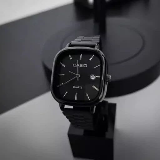 ساعت مچی زنانه کاسیو اولدمانی CASIO موتور ژاپن فول بلک