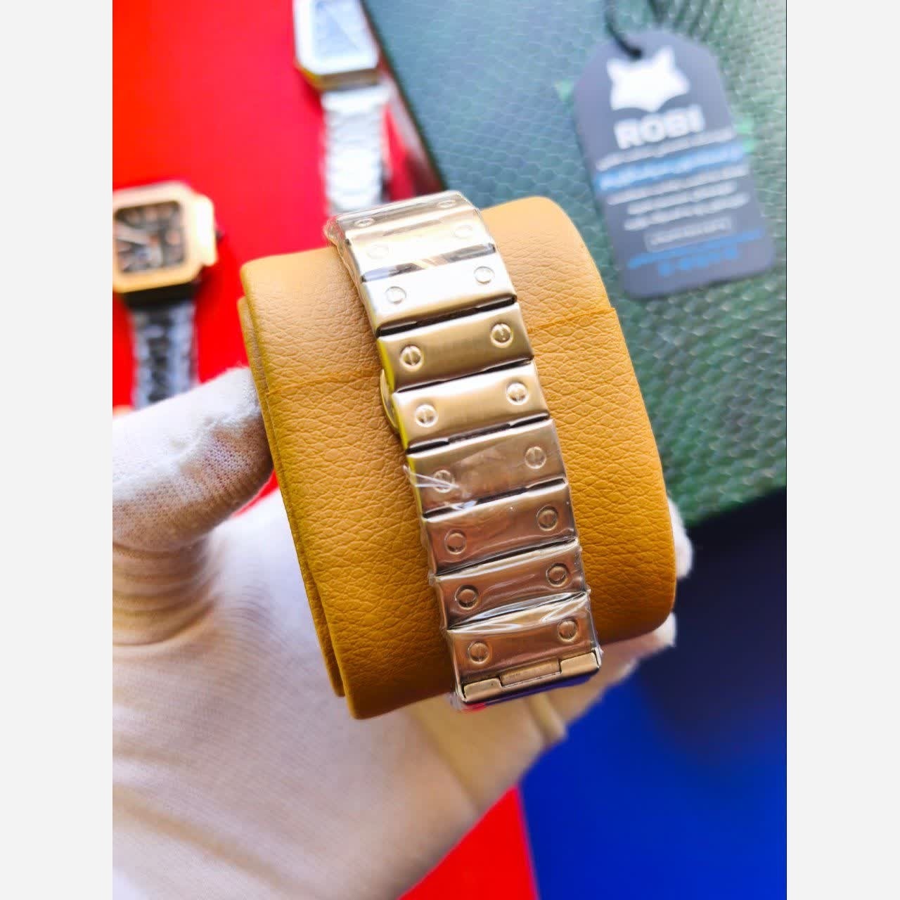 ساعت مچی مردانه کارتیر CARTIER ارجینال قفل مخفی استیل