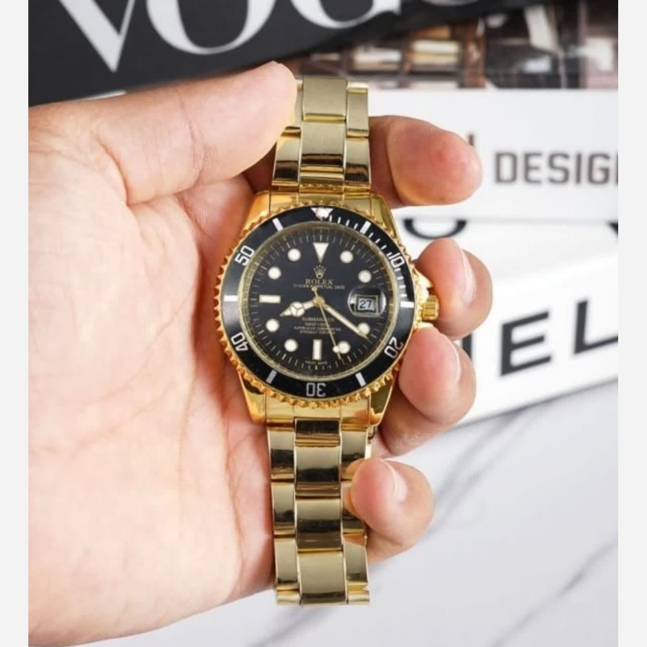 ساعت مچی مردانه رولکس یاخ مستر میوتا ROLEX تاچمتردار طلایی
