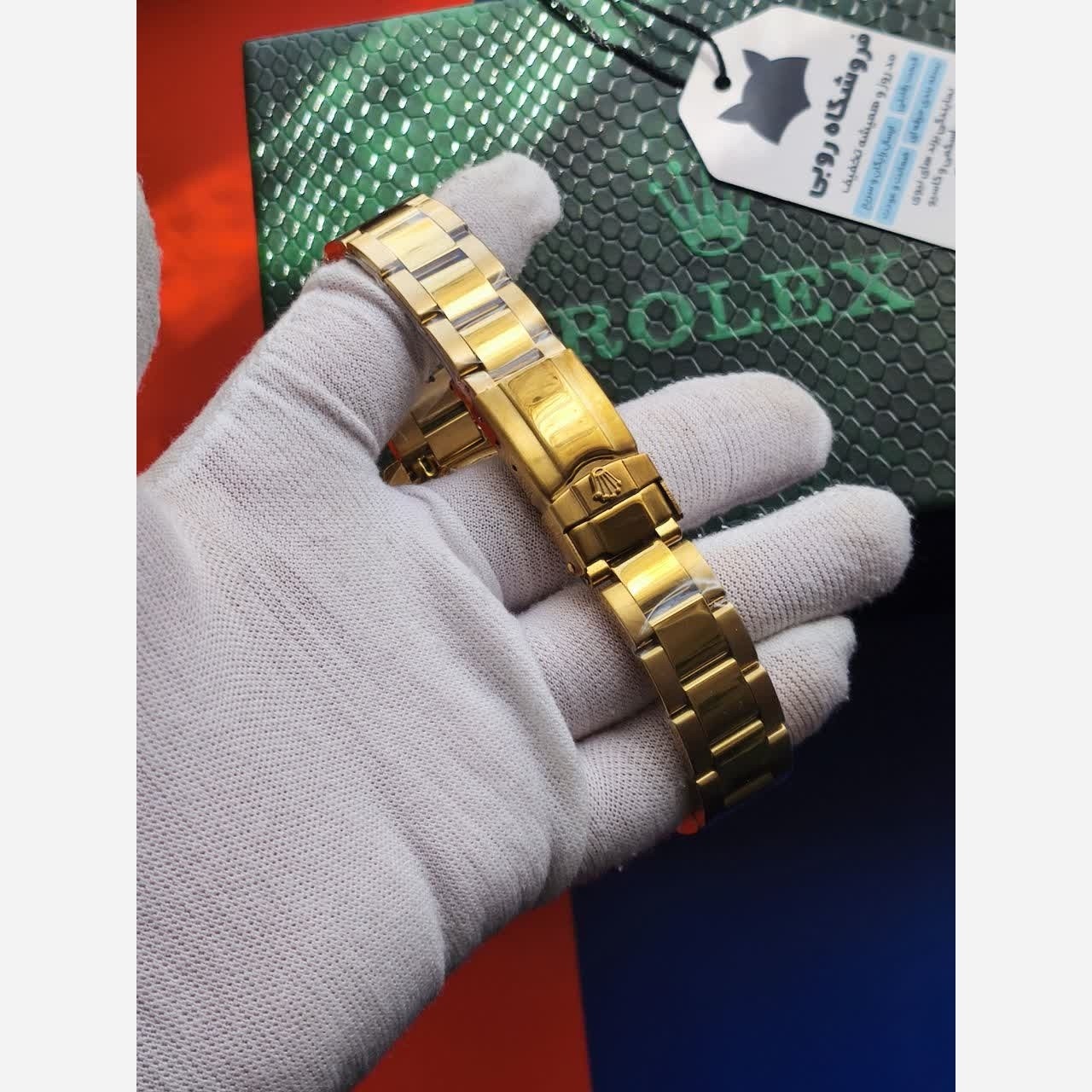 ساعت مچی مردانه رولکس یاخ مستر میوتا ROLEX تاچمتردار طلایی
