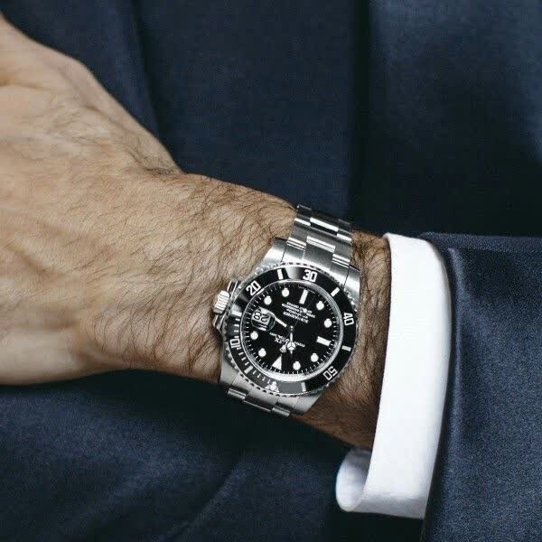 ساعت مچی مردانه رولکس یاخ مستر میوتا ROLEX تاچمتردار نقره ای
