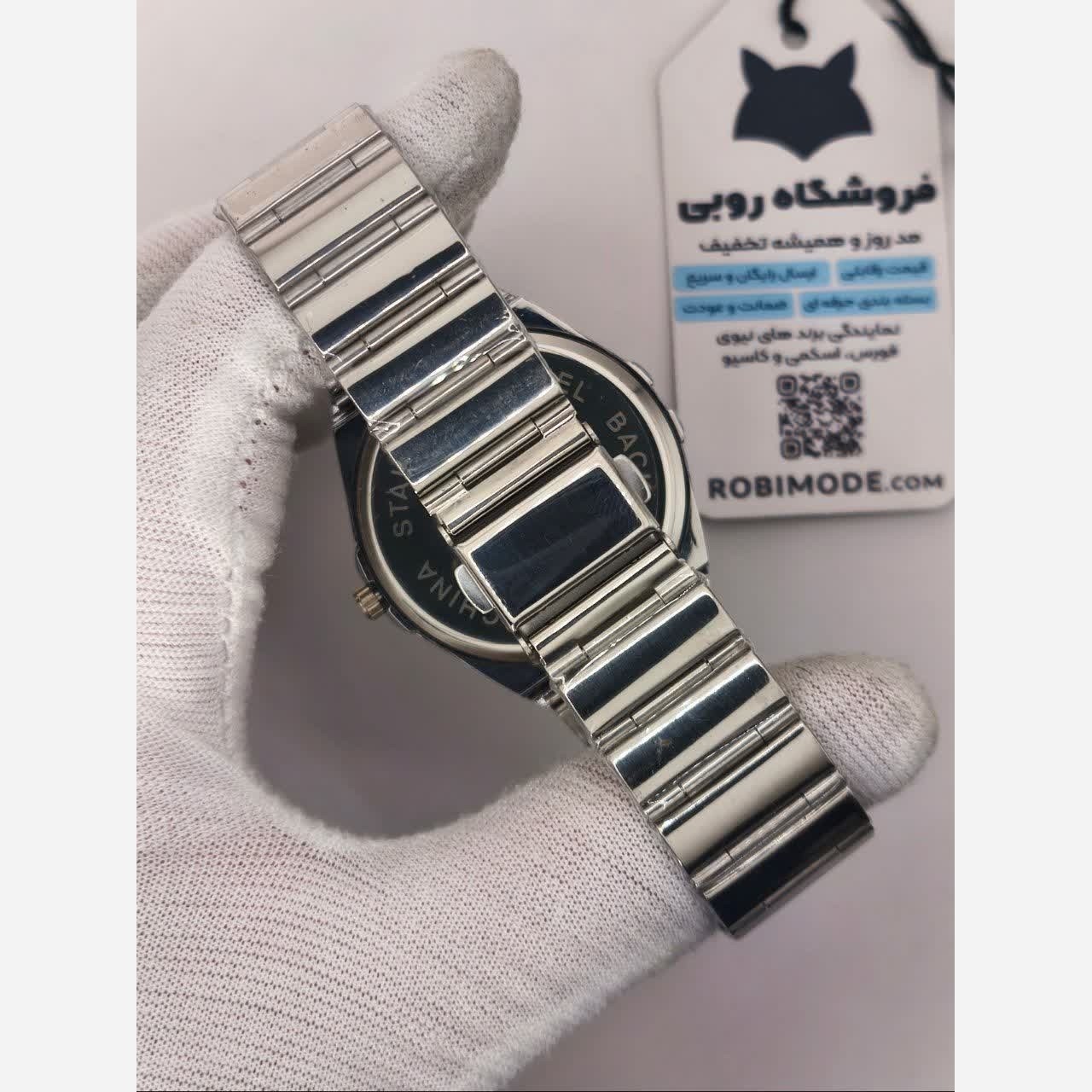 ساعت مچی کوارتز مردانه برند والار WALAR صفحه سرمه ای