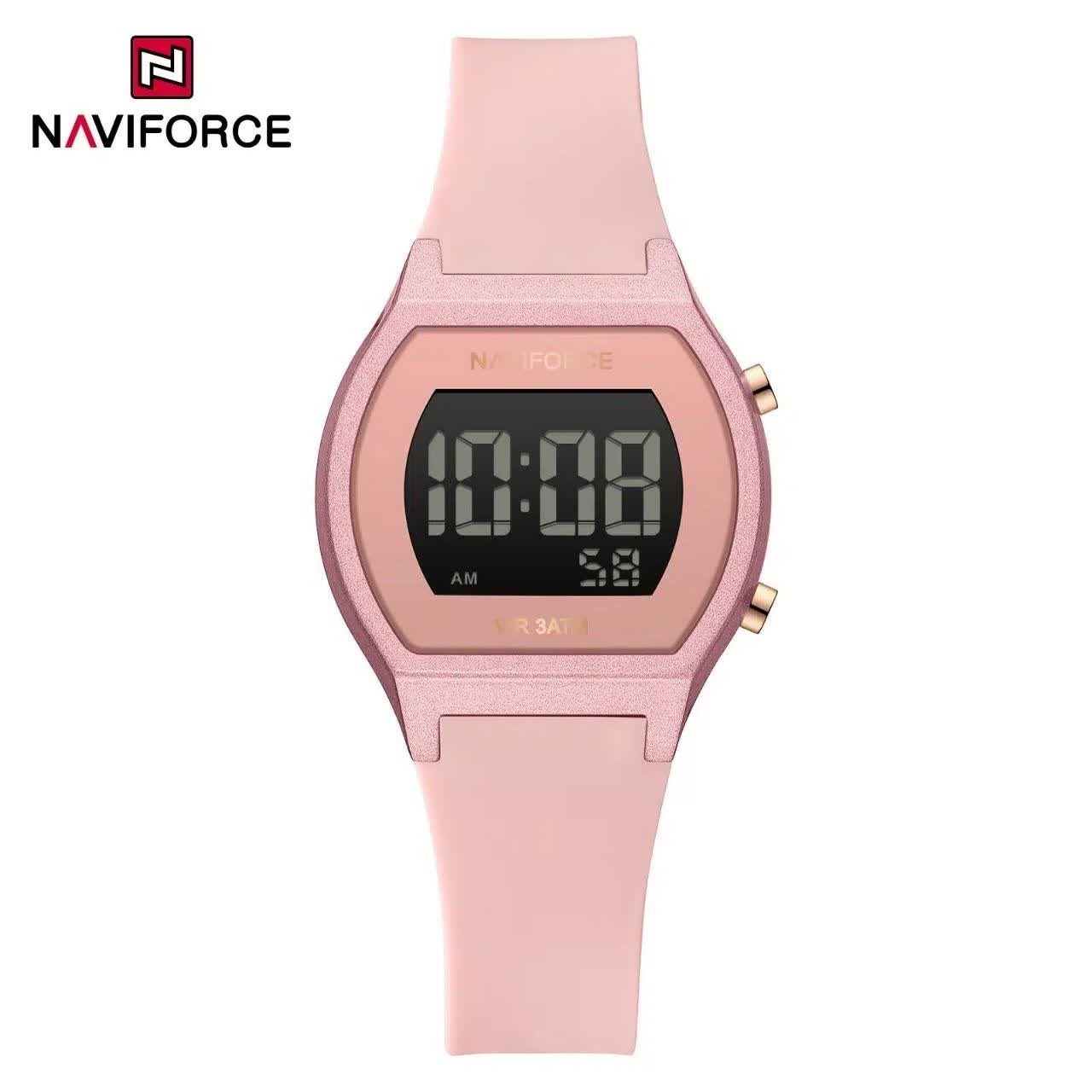ساعت مچی عقربه ای زنانه نیوی فورس NAVIFORCE مدل Nf5064 صورتی