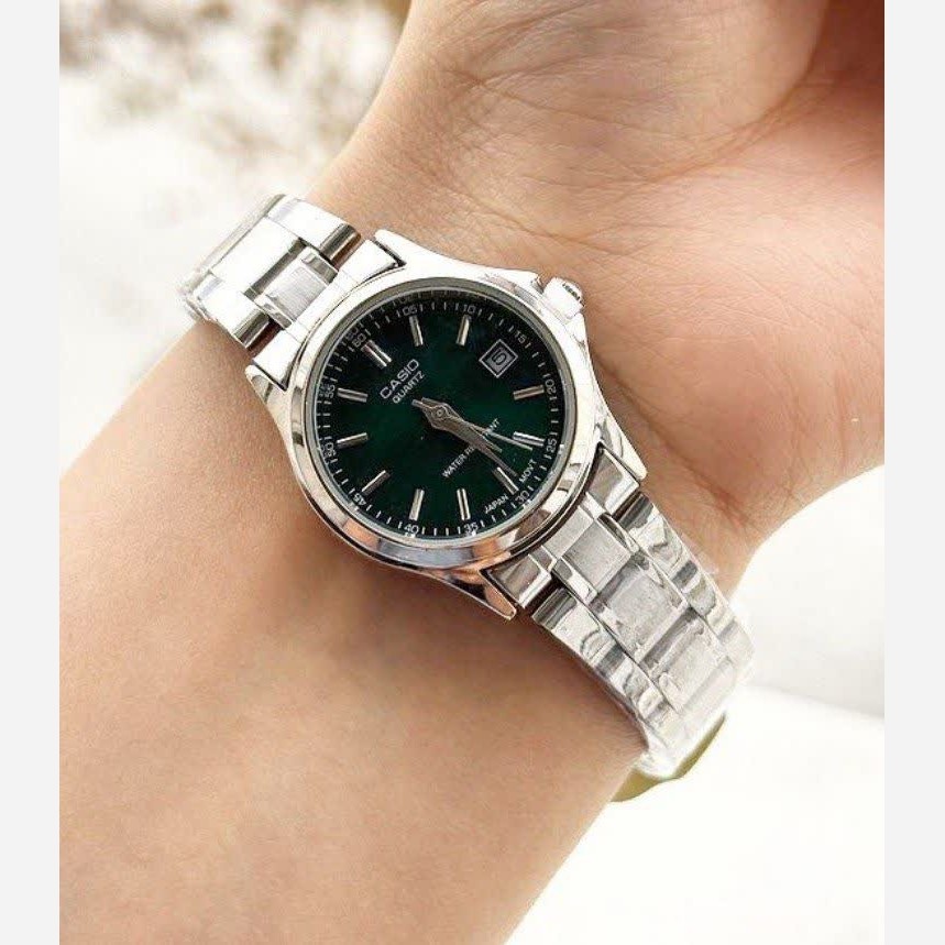 ساعت مچی زنانه کاسیو CASIO مشکی موتور ژاپنی + جعبه