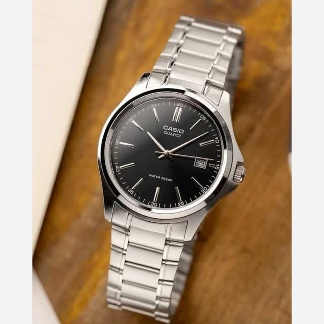 ساعت مچی زنانه کاسیو CASIO مشکی موتور ژاپنی + جعبه