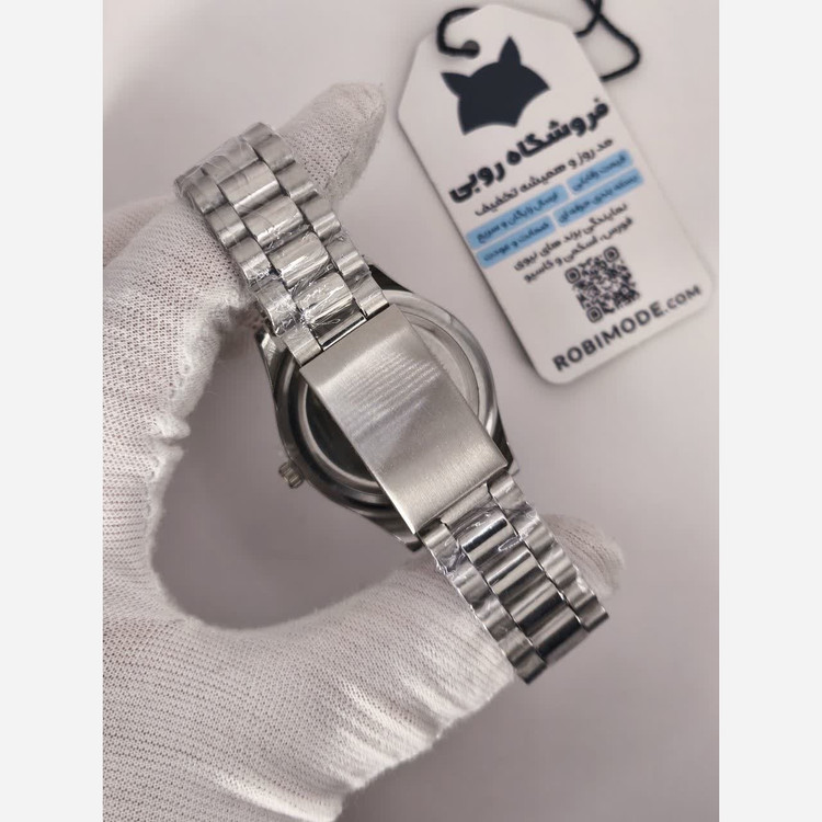 ساعت مچی عقربه ای مردانه سیکو SEIKO صفحه سفید ژاپنی