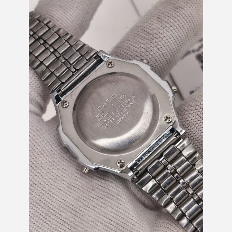ساعت مچی مردانه کاسیو CASIO دیجیتال صفحه گرد سفید