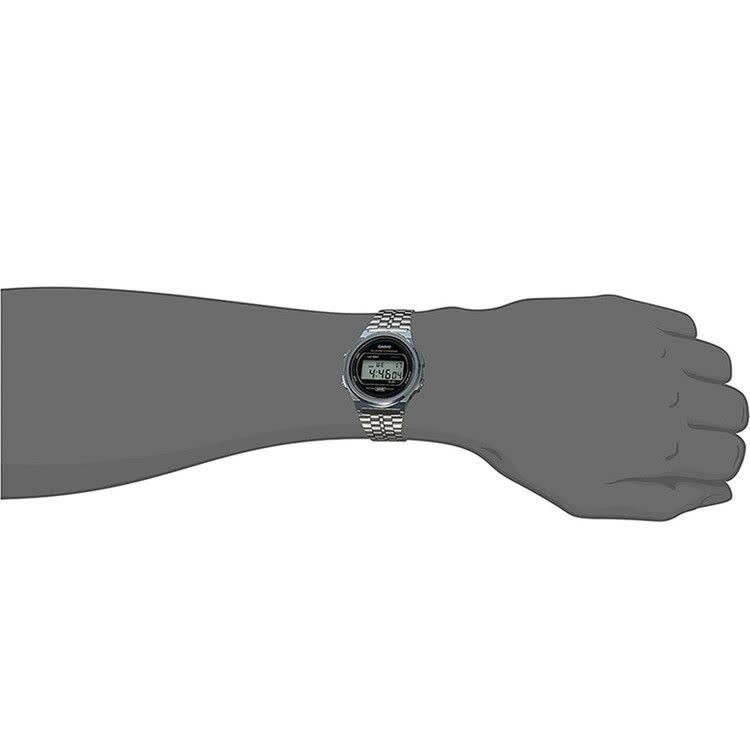 ساعت مچی مردانه کاسیو CASIO دیجیتال صفحه گرد سفید