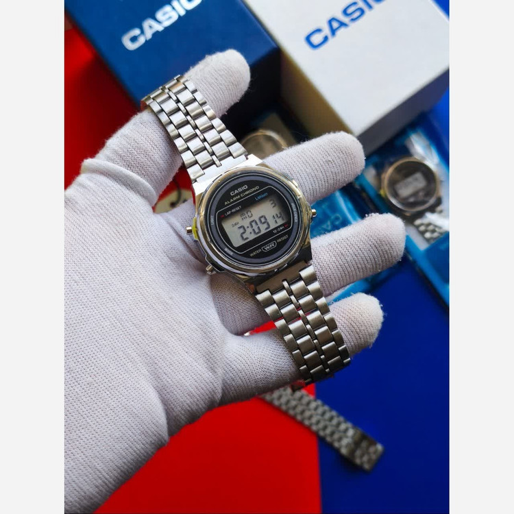 ساعت مچی مردانه کاسیو CASIO دیجیتال صفحه گرد مشکی