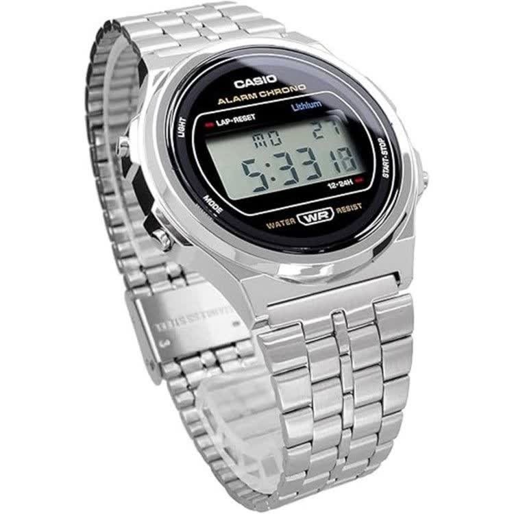 ساعت مچی مردانه کاسیو CASIO دیجیتال صفحه گرد مشکی