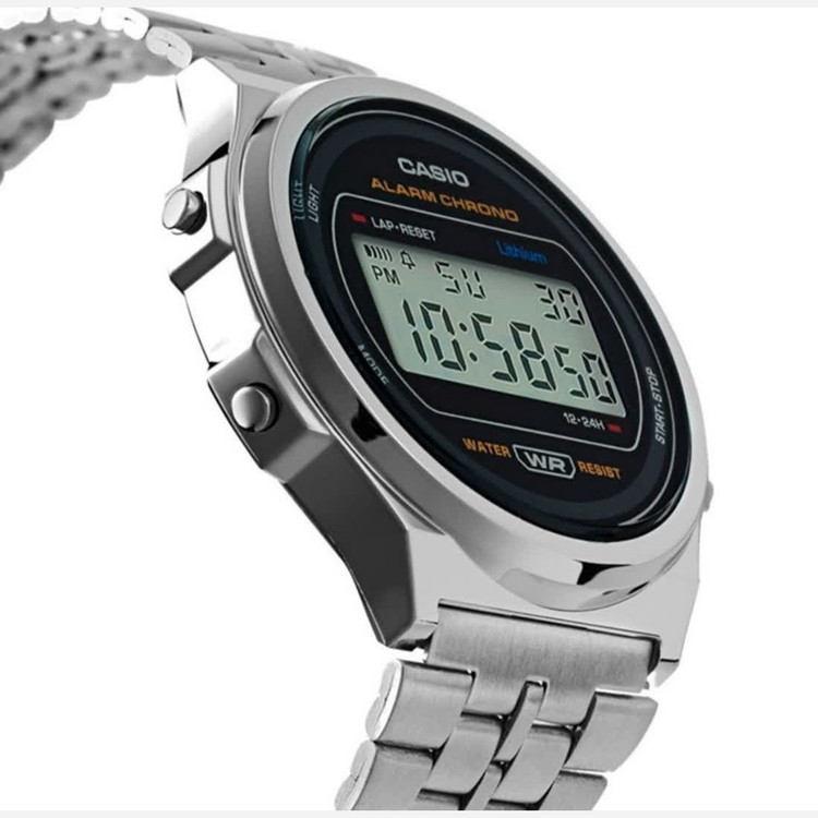 ساعت مچی مردانه کاسیو CASIO دیجیتال صفحه گرد مشکی