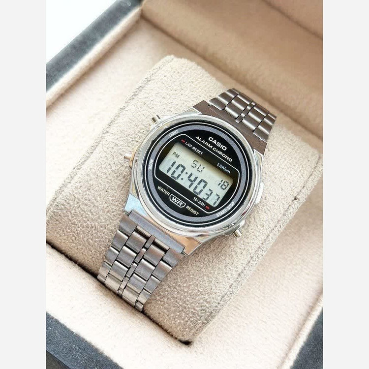 ساعت مچی مردانه کاسیو CASIO دیجیتال صفحه گرد مشکی