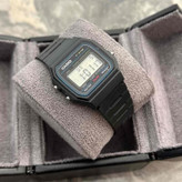 ست ساعت مچی زنانه و مردانه کاسیو CASIO F-91W-1D ساخت مالزی