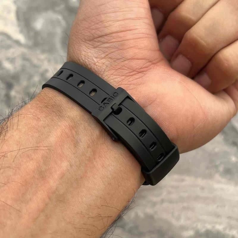 ست ساعت مچی زنانه و مردانه کاسیو CASIO F-91W-1D ساخت مالزی