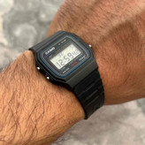 ست ساعت مچی زنانه و مردانه کاسیو CASIO F-91W-1D ساخت مالزی
