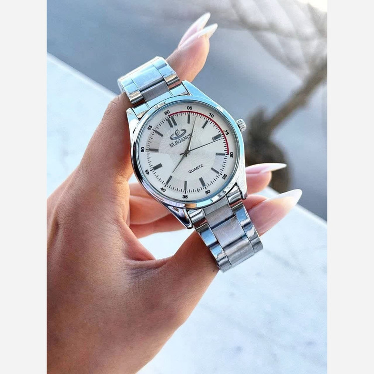 ساعت مچی مردانه الگانس ELEGANCE نقره ای