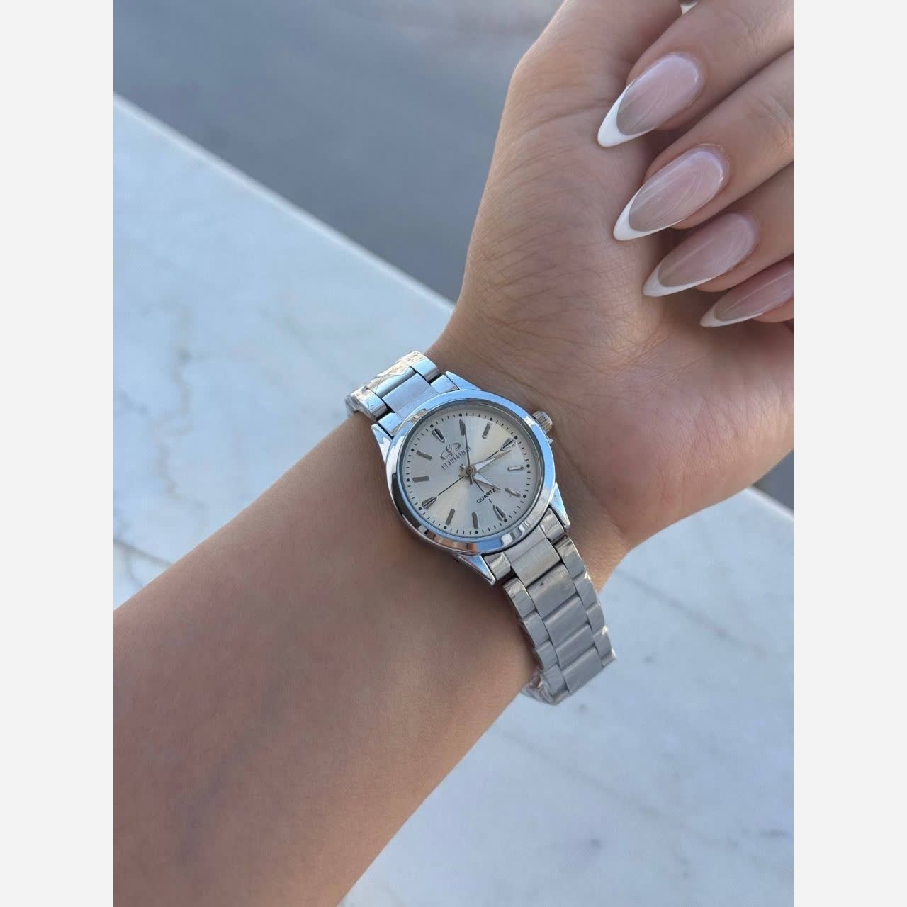 ست ساعت مچی زنانه و مردانه الگانس ELEGANCE سفید