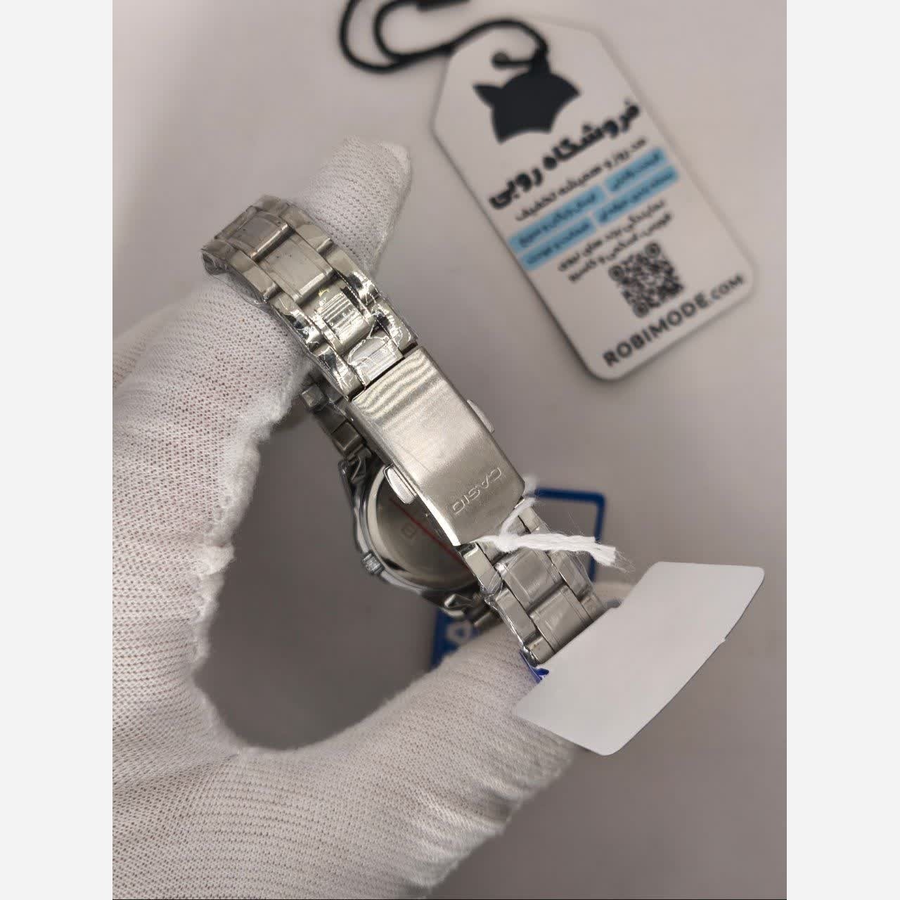 ساعت مچی زنانه کاسیو CASIO موتور ژاپنی صفحه بنفش + جعبه
