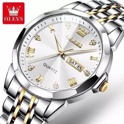 ساعت مچی مردانه اولوز OLEVS اورجینال استیل صفحه سفید