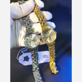 ساعت مچی زنانه کوارتز هانگری HONGRUI طرح سه موتوره کد3
