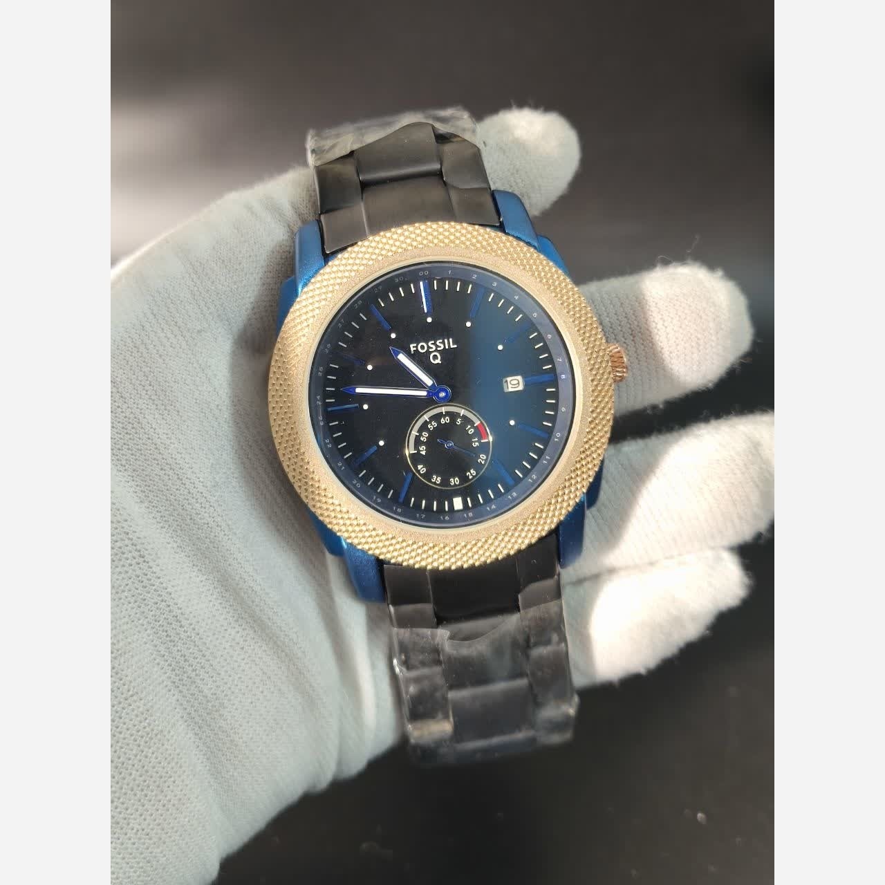 ساعت مچی مردانه برند فسیل کیفیت بالا FOSSIL مشکی