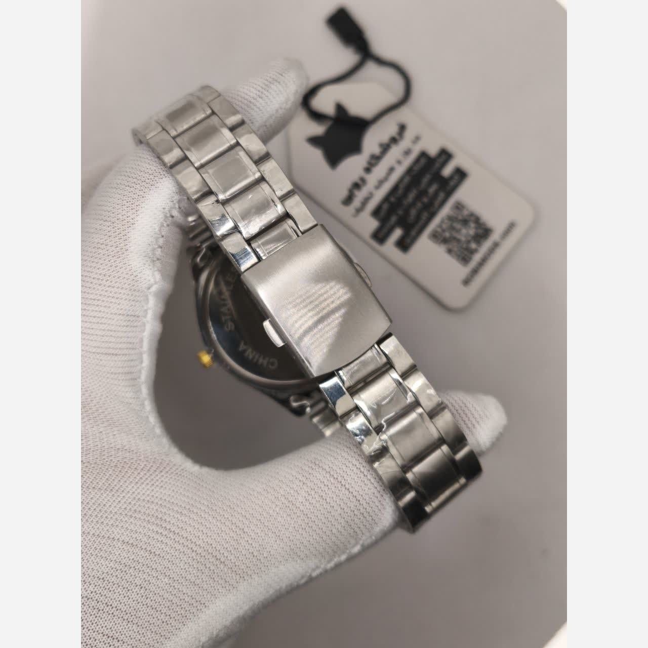 ست ساعت مچی زنانه و مردانه والار WALAR طرح اتوماتیک چرخ دنده استیل