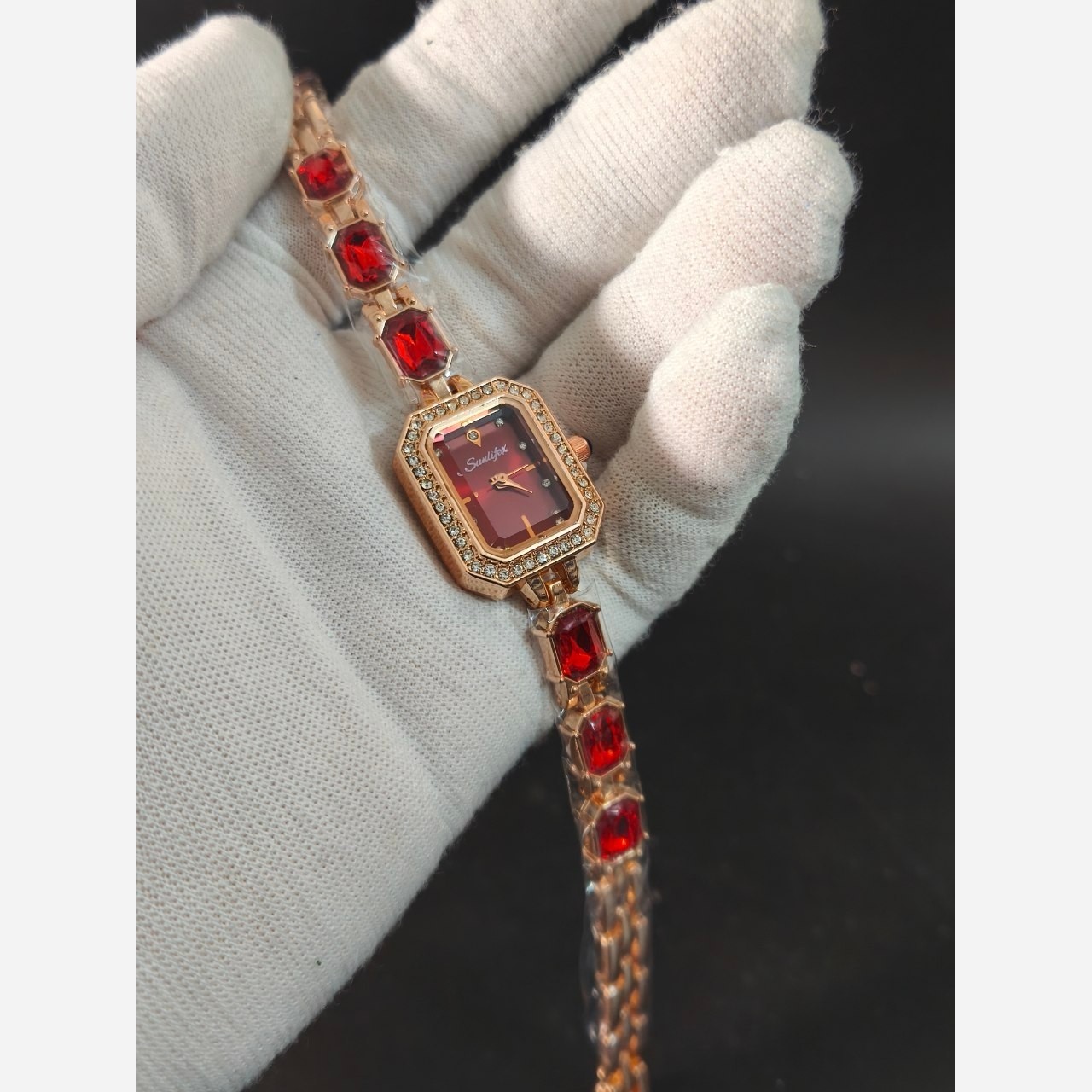 ساعت مچی دخترانه فول نگین الماسی Royal Crown