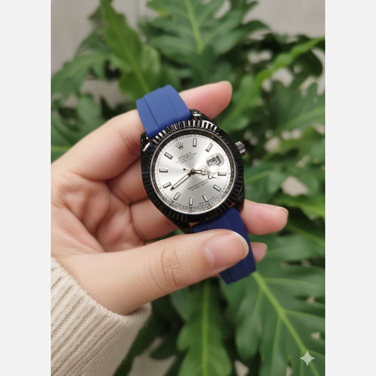 ساعت مچی مردانه رولکس دیت جاس quality ROLEX بند رابر