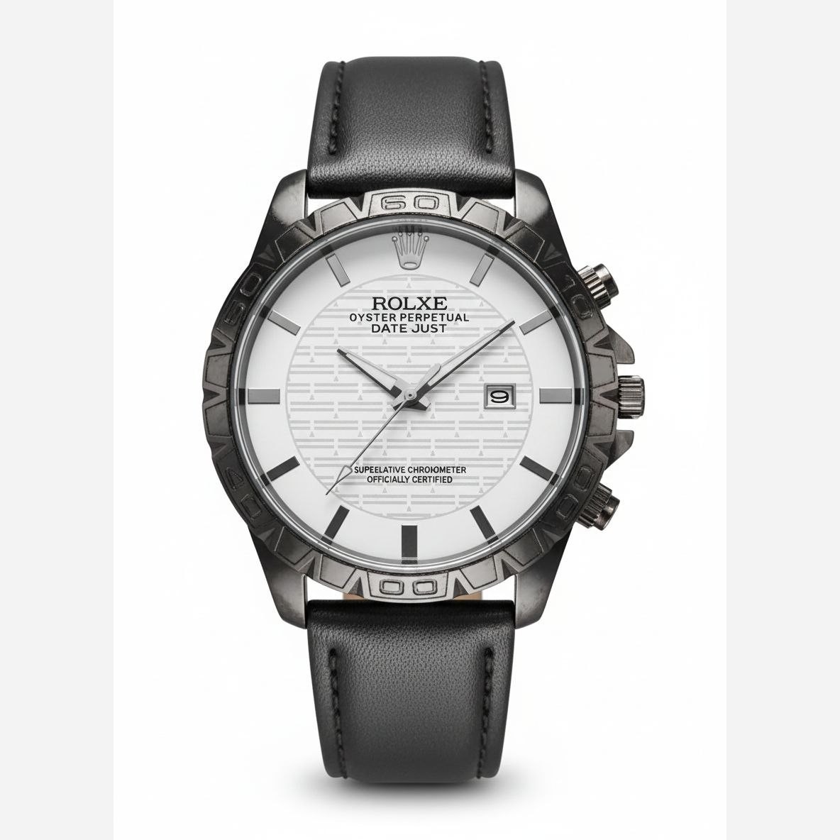 ساعت مچی مردانه رولکس دیت جاس quality ROLEX صفحه سفید