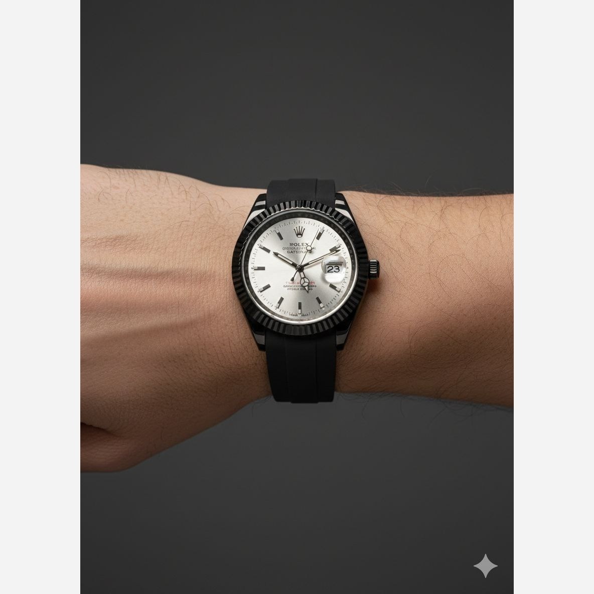 ساعت مچی مردانه رولکس دیت جاس quality ROLEX صفحه سفید