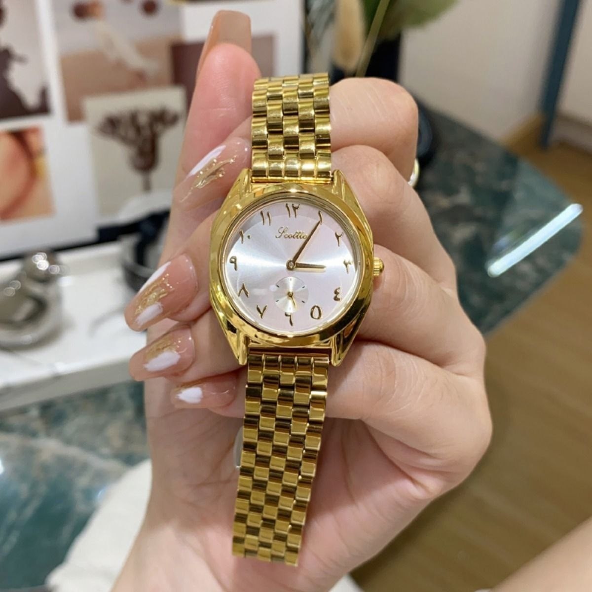 ساعت مچی عقربه ای زنانه اسکاتی scottie اورجینال