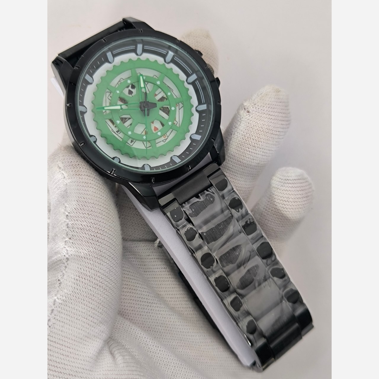 ساعت مچی مردانه رینگی چرخان طرح پوکر برند VIOKAI باکیفیت