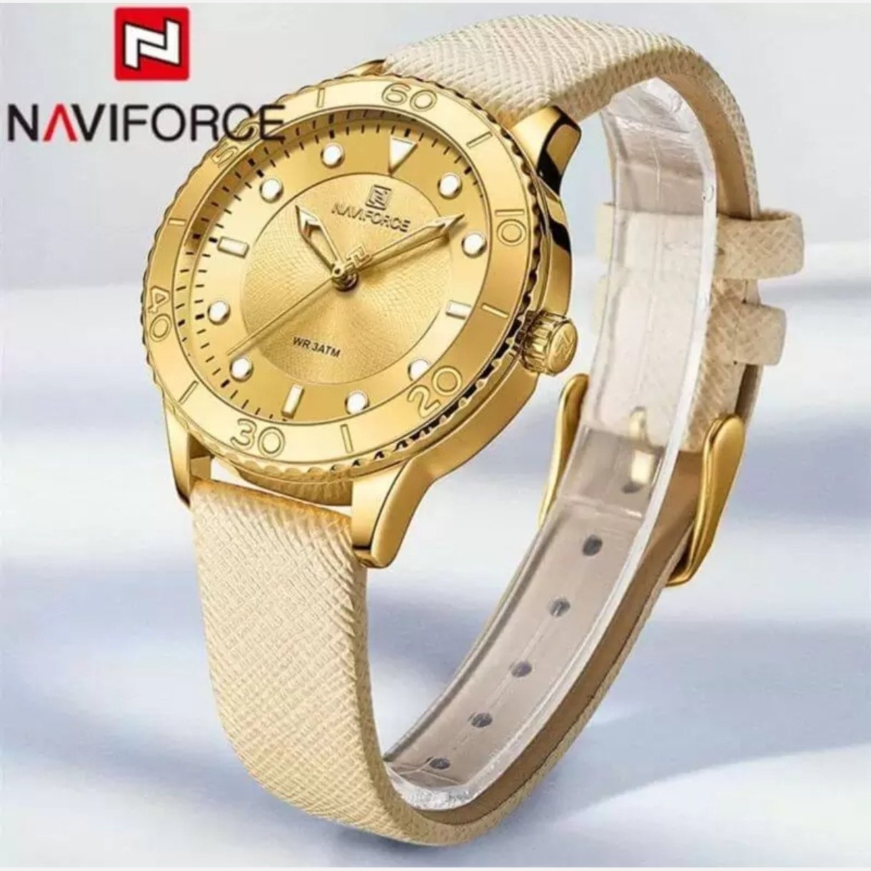 ساعت مچی عقربه ای زنانه نیوی فورس NAVIFORCE مدل Nf5020 اصلی