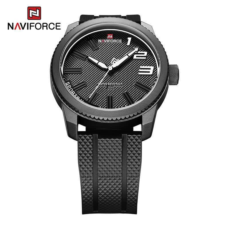 ساعت مچی مردانه نیوی فورس NAVIFORCE مدل Nf9202 ژاپنی - مشکی
