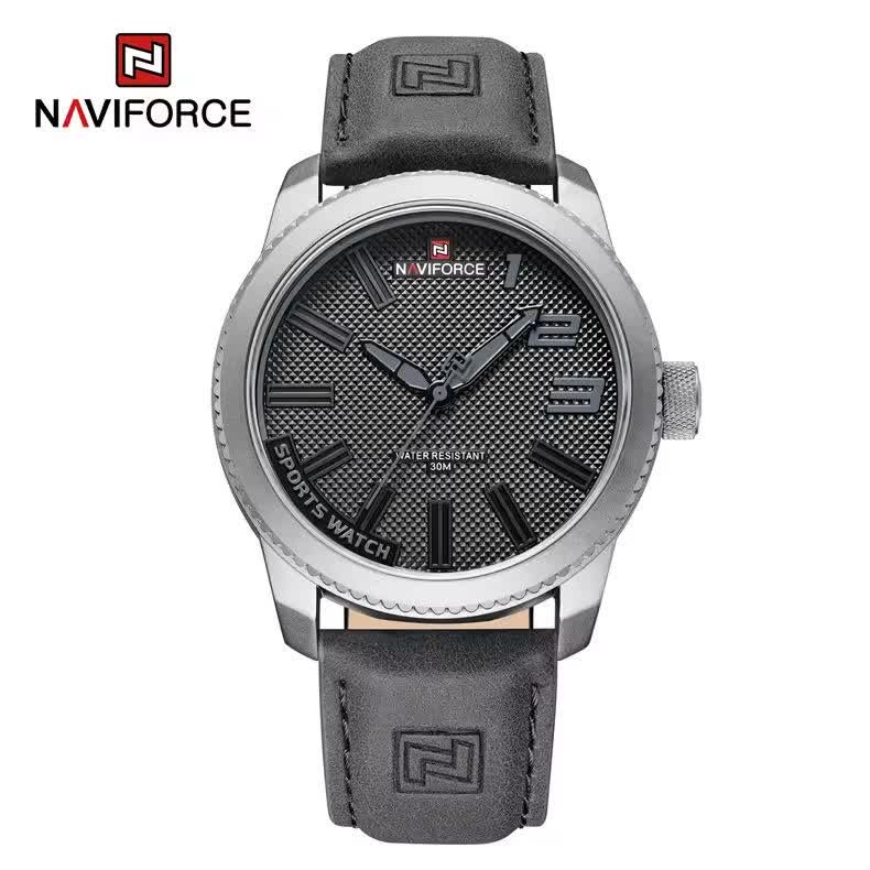 ساعت مچی مردانه نیوی فورس NAVIFORCE مدل nf9092 ژاپنی بند مشکی