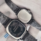 ست ساعت مچی زنانه و مردانه کاسیو اولدمانی CASIO موتور ژاپنی مشکی آبی + جعبه