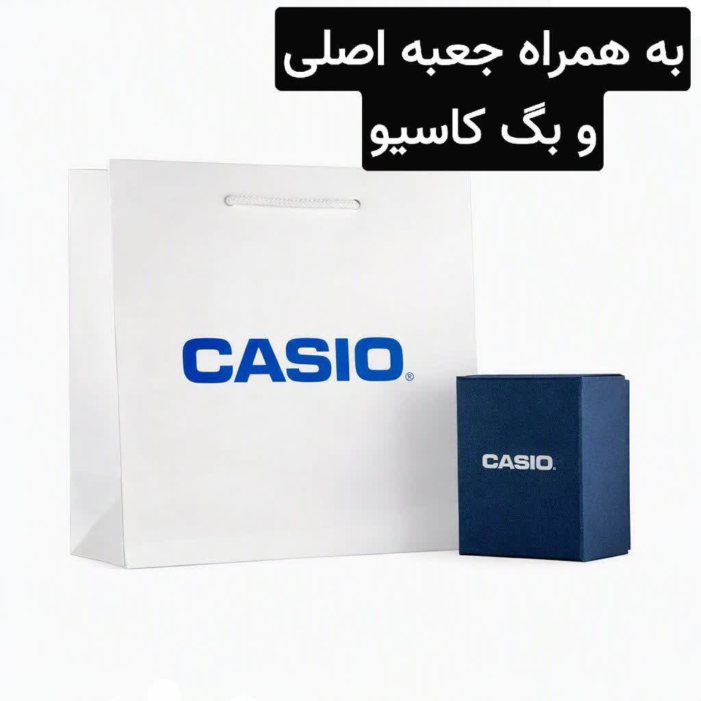 ساعت مچی سه موتوره مردانه کاسیو ادیفایس CASIO EDIFICE صفحه سفید موتور ژاپن