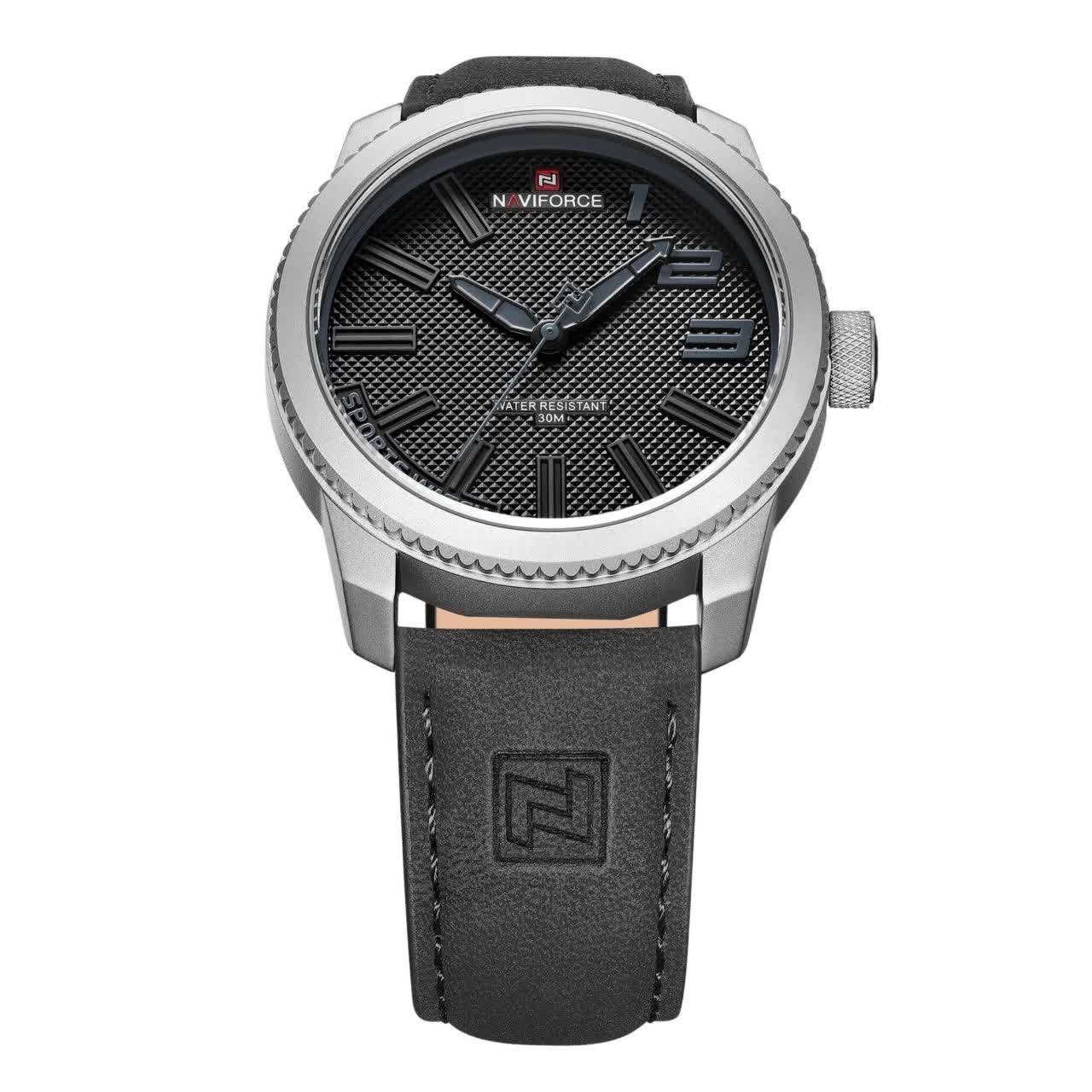 ساعت مچی نیوی فورس مردانه NAVIFORCE مدل NF9221 طوسی