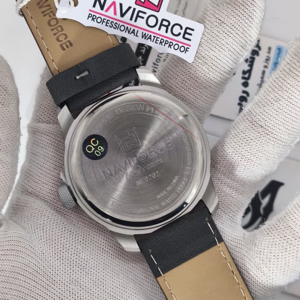 ساعت مچی نیوی فورس مردانه NAVIFORCE مدل NF9221 طوسی