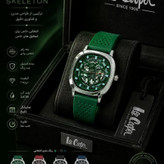 ساعت مچی مردانه لی کوپر اسکلتون لندن LEE COOPER LONDON سبز لجنی